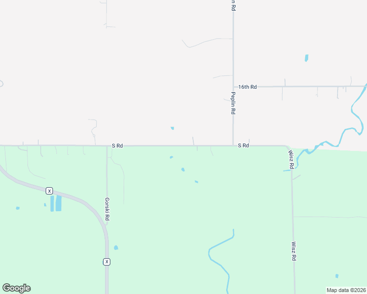 map of restaurants, bars, coffee shops, grocery stores, and more near 2240 South Road in Mosinee