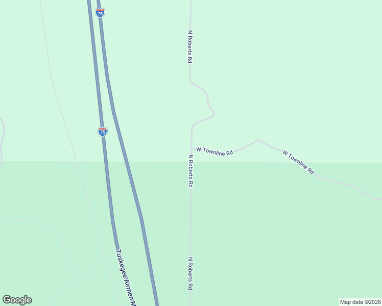 map of restaurants, bars, coffee shops, grocery stores, and more near North Roberts Road in Frederic