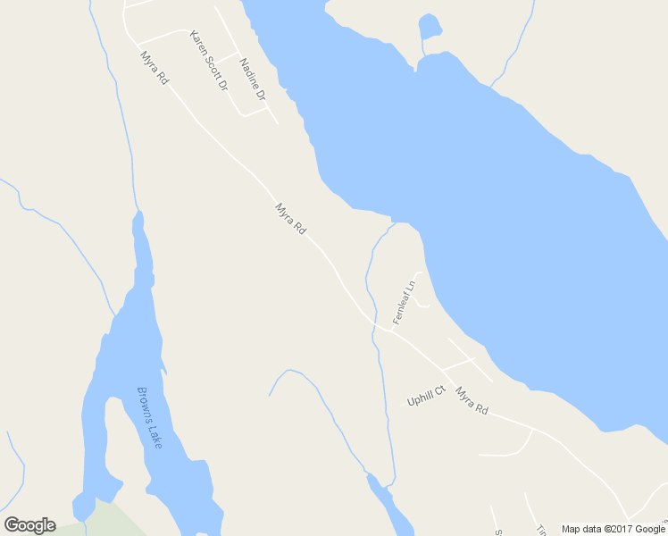 map of restaurants, bars, coffee shops, grocery stores, and more near Myra Road in Porters Lake