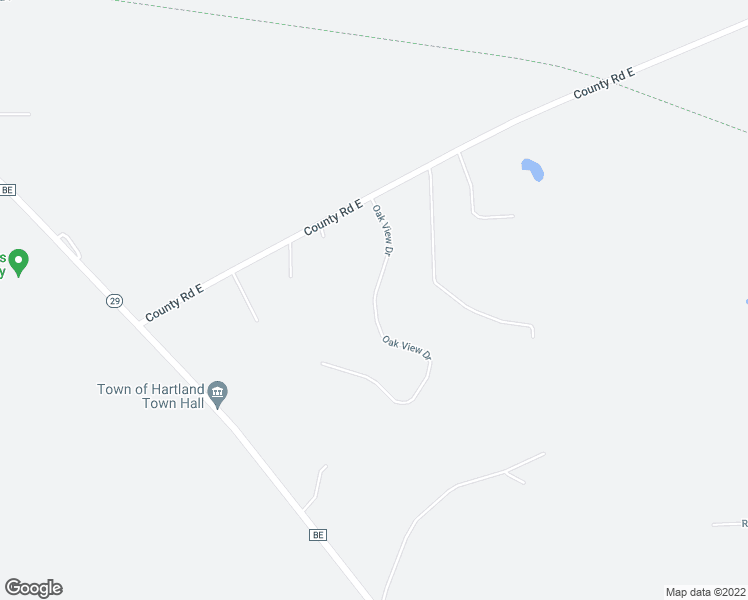 map of restaurants, bars, coffee shops, grocery stores, and more near Oak View Drive in Shawano