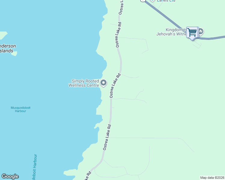 map of restaurants, bars, coffee shops, grocery stores, and more near 176-230 Ostrea Lake Rd in Ostrea Lake