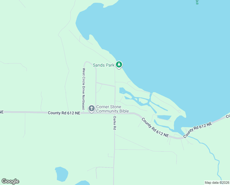 map of restaurants, bars, coffee shops, grocery stores, and more near 4164 Sands Park Rd NE in Kalkaska