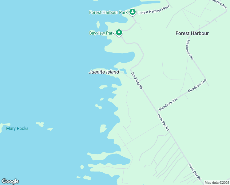 map of restaurants, bars, coffee shops, grocery stores, and more near 74 Arbour Trail in Waubaushene