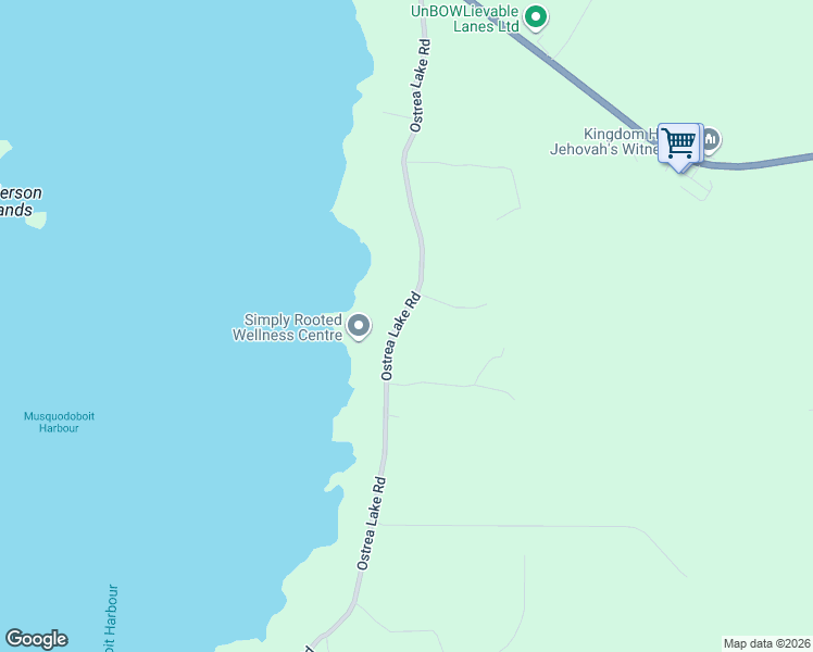map of restaurants, bars, coffee shops, grocery stores, and more near 187 Ostrea Lake Road in Musquodoboit Harbour