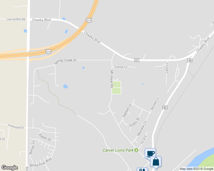 map of restaurants, bars, coffee shops, grocery stores, and more near 1680 Mount Hope Road in Carver