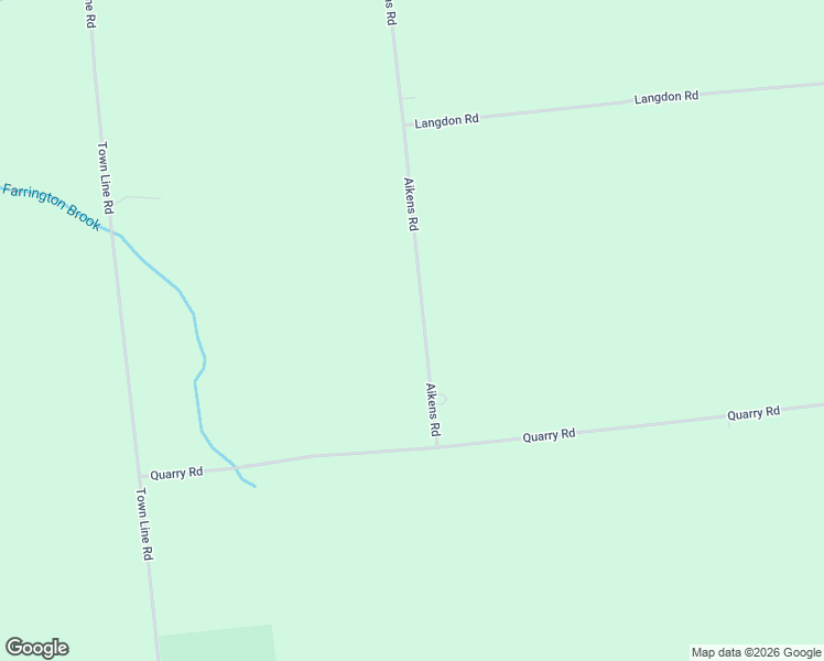 map of restaurants, bars, coffee shops, grocery stores, and more near Aikens Road in North Bangor