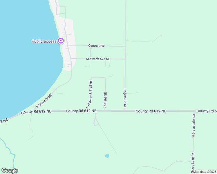 map of restaurants, bars, coffee shops, grocery stores, and more near 4000-4202 Toat Road Northeast in Kalkaska