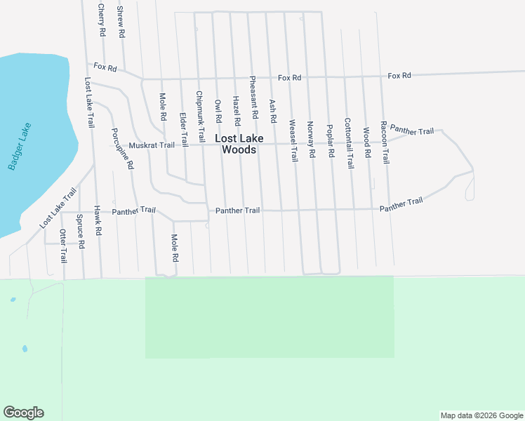 map of restaurants, bars, coffee shops, grocery stores, and more near Panther Trail in Lincoln