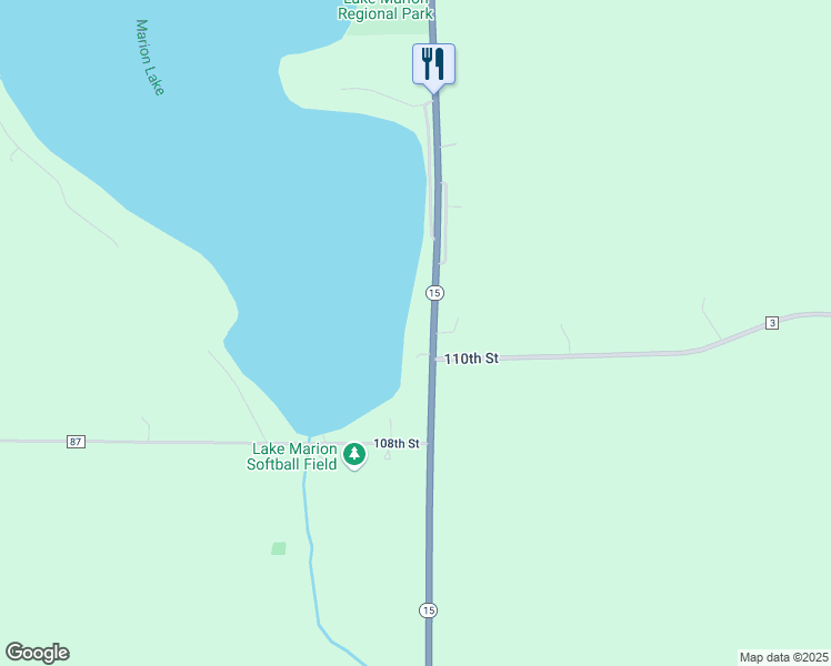 map of restaurants, bars, coffee shops, grocery stores, and more near 10963 Minnesota 15 in Brownton