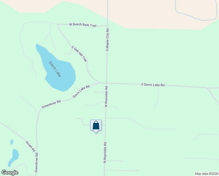 map of restaurants, bars, coffee shops, grocery stores, and more near 9965 North Reynolds Road in Traverse City
