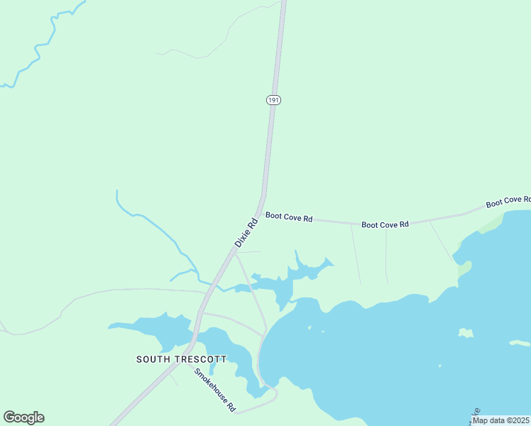 map of restaurants, bars, coffee shops, grocery stores, and more near 1192 Boot Cove Road in Lubec