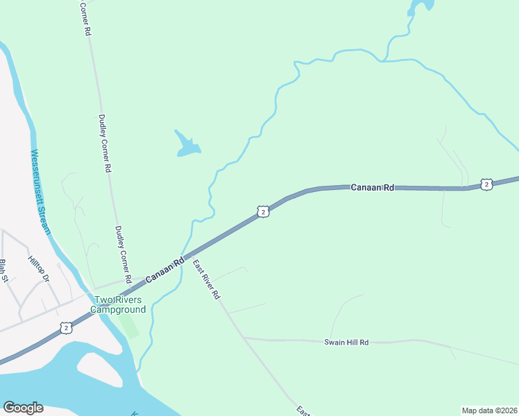 map of restaurants, bars, coffee shops, grocery stores, and more near 435 Canaan Road in Skowhegan