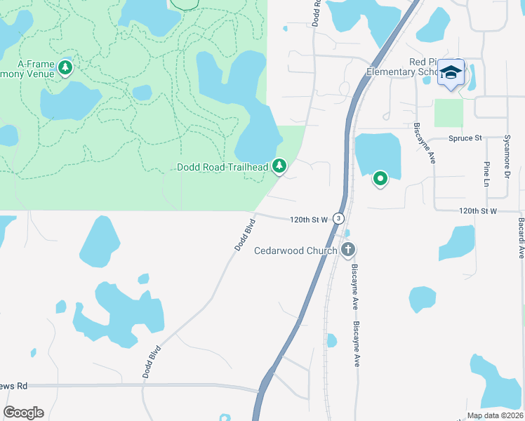 map of restaurants, bars, coffee shops, grocery stores, and more near 12050 Dodd Boulevard in Rosemount