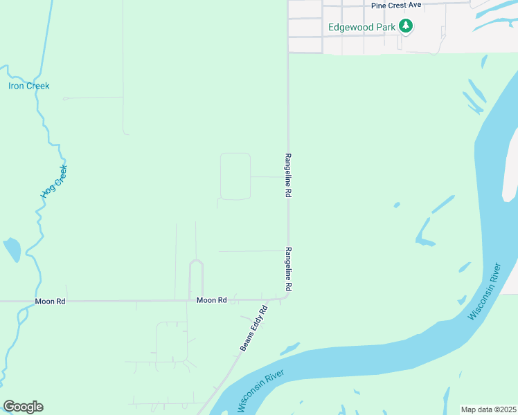map of restaurants, bars, coffee shops, grocery stores, and more near 193 Rangeline Road in Mosinee