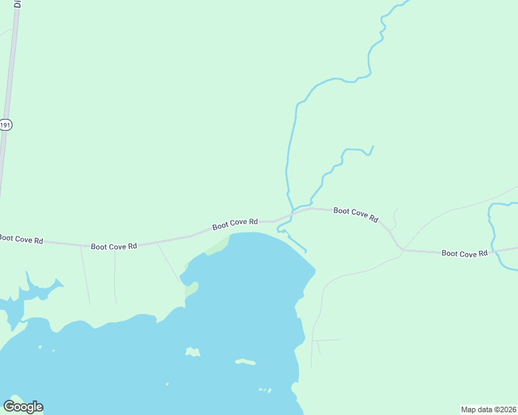map of restaurants, bars, coffee shops, grocery stores, and more near 1033 Boot Cove Road in Lubec