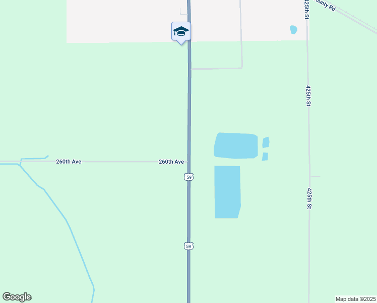 map of restaurants, bars, coffee shops, grocery stores, and more near 301 13th Street in Clarkfield