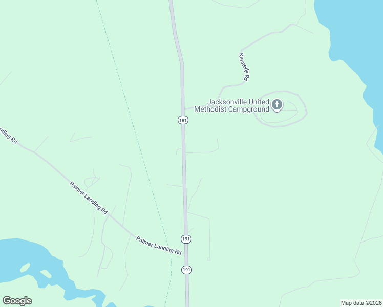 map of restaurants, bars, coffee shops, grocery stores, and more near 599 Jacksonville Road in East Machias