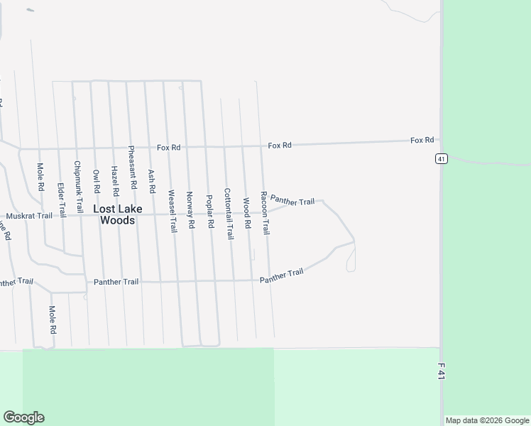 map of restaurants, bars, coffee shops, grocery stores, and more near Panther Trail in Lincoln