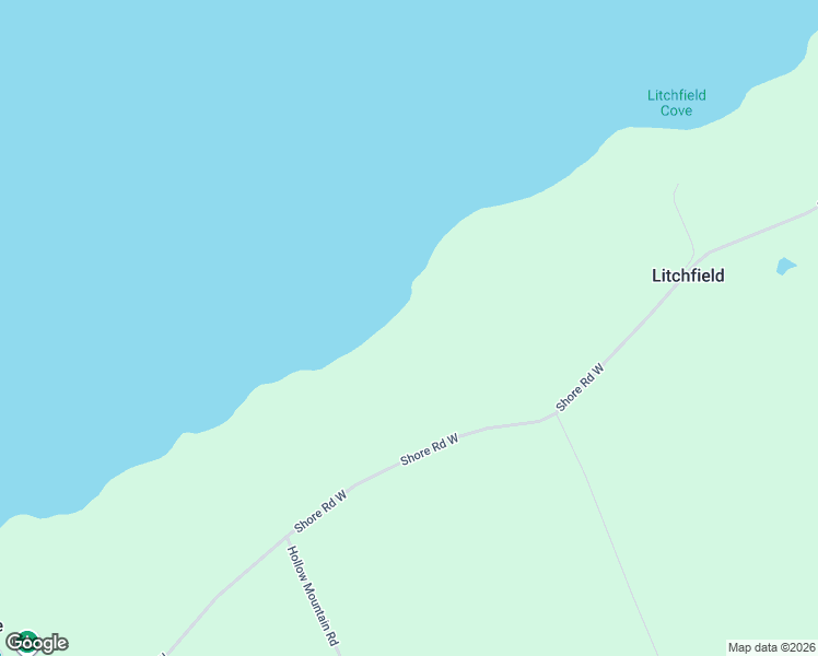 map of restaurants, bars, coffee shops, grocery stores, and more near Shore Road West in Annapolis County