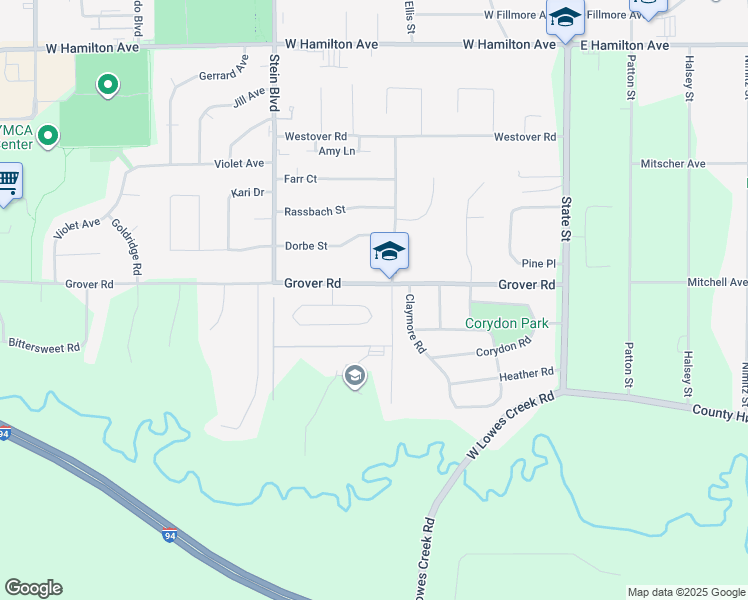 map of restaurants, bars, coffee shops, grocery stores, and more near 3746 Rimridge Road in Eau Claire