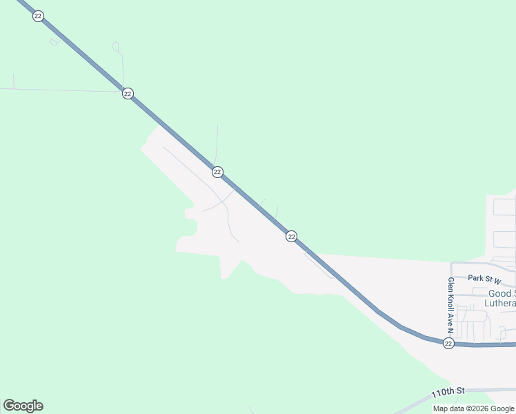 map of restaurants, bars, coffee shops, grocery stores, and more near 9584 Minnesota 22 in Glencoe