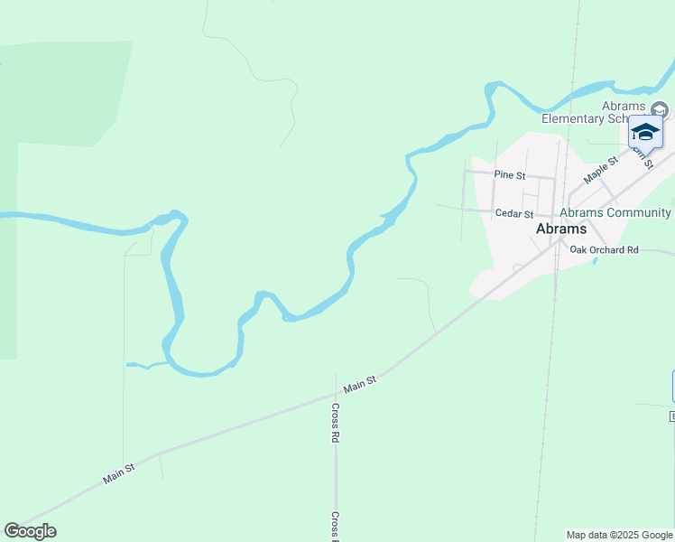 map of restaurants, bars, coffee shops, grocery stores, and more near in Abrams