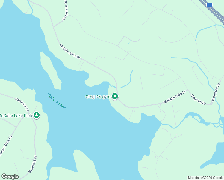 map of restaurants, bars, coffee shops, grocery stores, and more near 300 McCabe Lake Drive in Middle Sackville