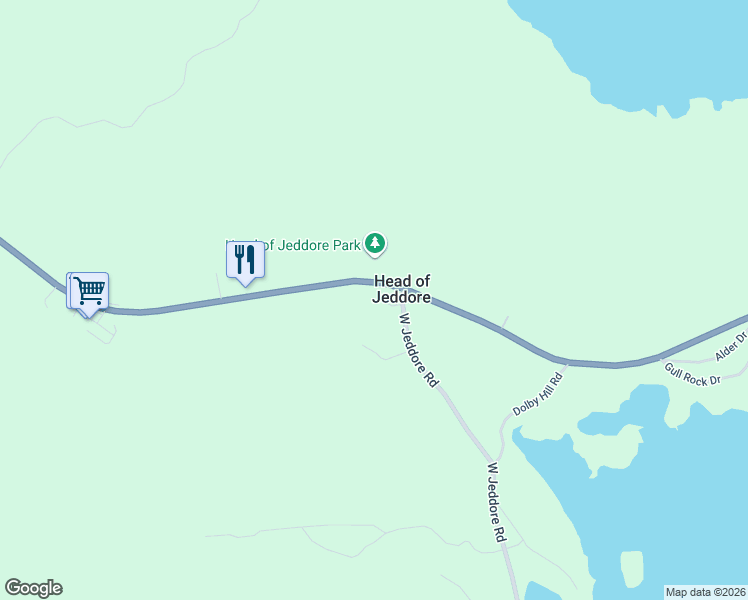 map of restaurants, bars, coffee shops, grocery stores, and more near 9220 Nova Scotia Trunk 7 in Head of Jeddore