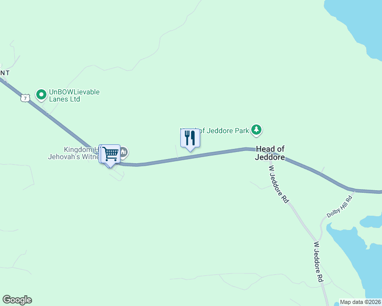 map of restaurants, bars, coffee shops, grocery stores, and more near 9101 Nova Scotia Trunk 7 in Head of Jeddore