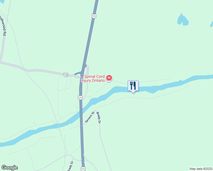map of restaurants, bars, coffee shops, grocery stores, and more near 1032 Cowbell Lane in Severn Bridge