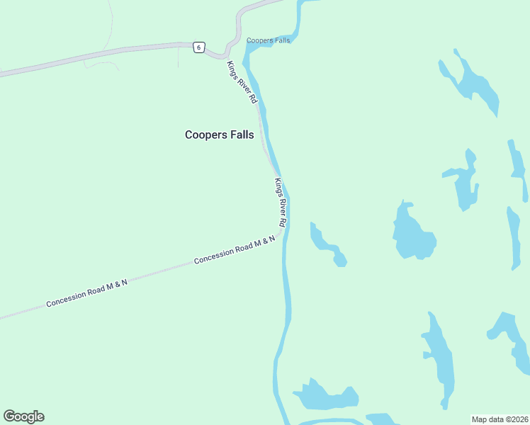 map of restaurants, bars, coffee shops, grocery stores, and more near 7944 Kings River Road in Washago