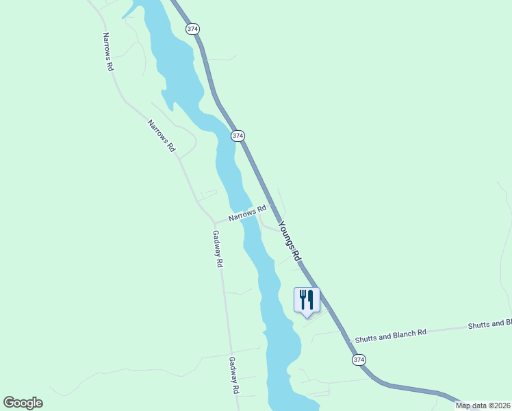 map of restaurants, bars, coffee shops, grocery stores, and more near 5029 New York 374 in Merrill