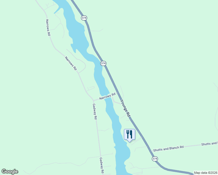 map of restaurants, bars, coffee shops, grocery stores, and more near 5029 New York 374 in Merrill