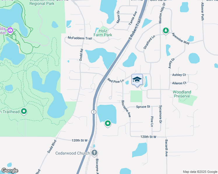 map of restaurants, bars, coffee shops, grocery stores, and more near 560 Red Pine Lane in Eagan