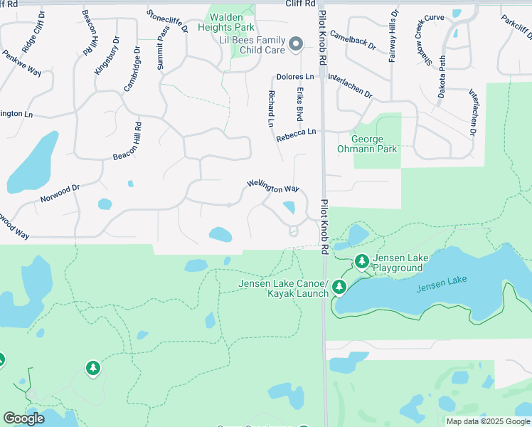 map of restaurants, bars, coffee shops, grocery stores, and more near 4890 Steeplechase Court in Eagan