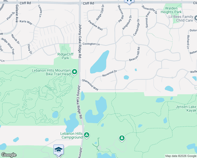 map of restaurants, bars, coffee shops, grocery stores, and more near 1656 Norwood Court in Eagan