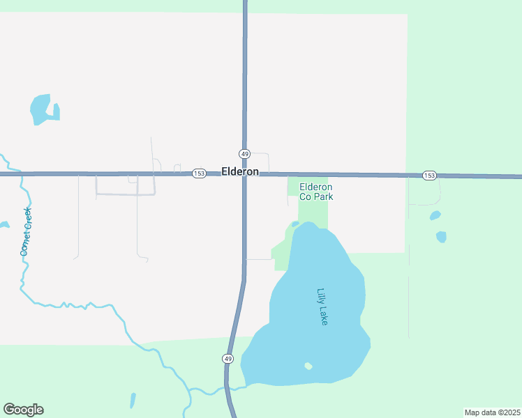 map of restaurants, bars, coffee shops, grocery stores, and more near 211201 Wisconsin 49 in Wittenberg