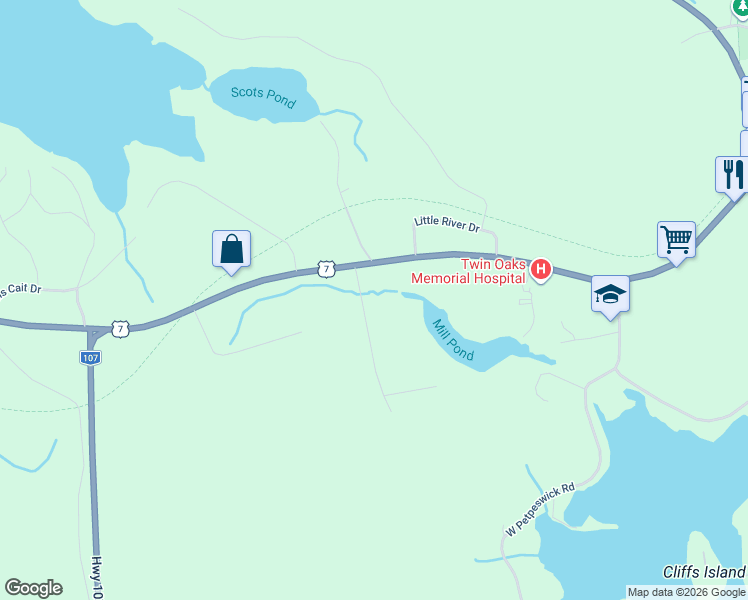 map of restaurants, bars, coffee shops, grocery stores, and more near 6 Willowdale Drive in Musquodoboit Harbour