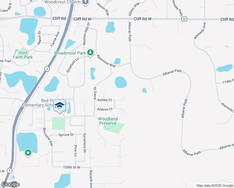 map of restaurants, bars, coffee shops, grocery stores, and more near 11505 Ashley Court in Inver Grove Heights