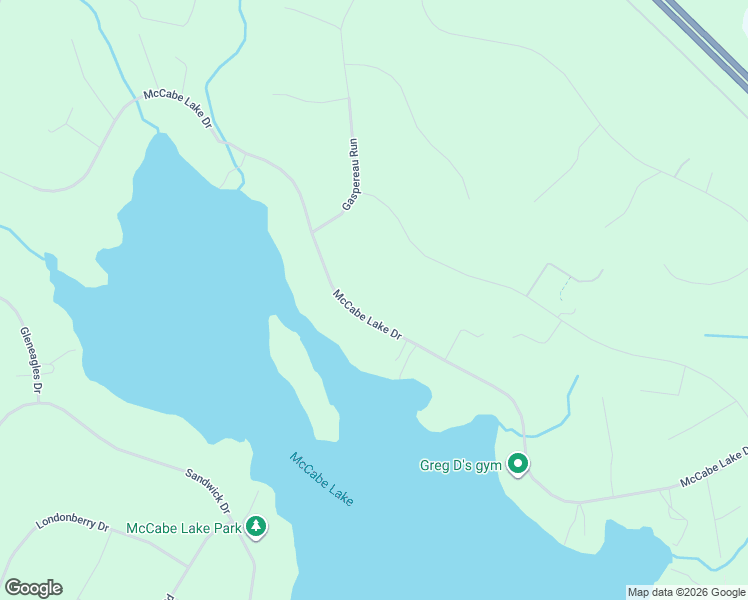 map of restaurants, bars, coffee shops, grocery stores, and more near 570 McCabe Lake Drive in Mount Uniacke
