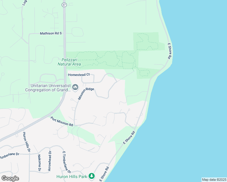 map of restaurants, bars, coffee shops, grocery stores, and more near 301-499 Wooded Shore Lane in Traverse City