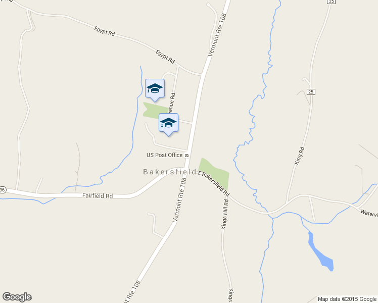 map of restaurants, bars, coffee shops, grocery stores, and more near Vermont 108 & Academy Lane in Bakersfield