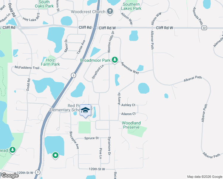 map of restaurants, bars, coffee shops, grocery stores, and more near 4704 Weston Hills Drive in Eagan