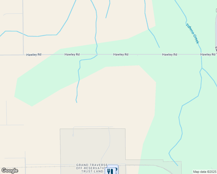 map of restaurants, bars, coffee shops, grocery stores, and more near 7110-8398 Hawley Road in Williamsburg