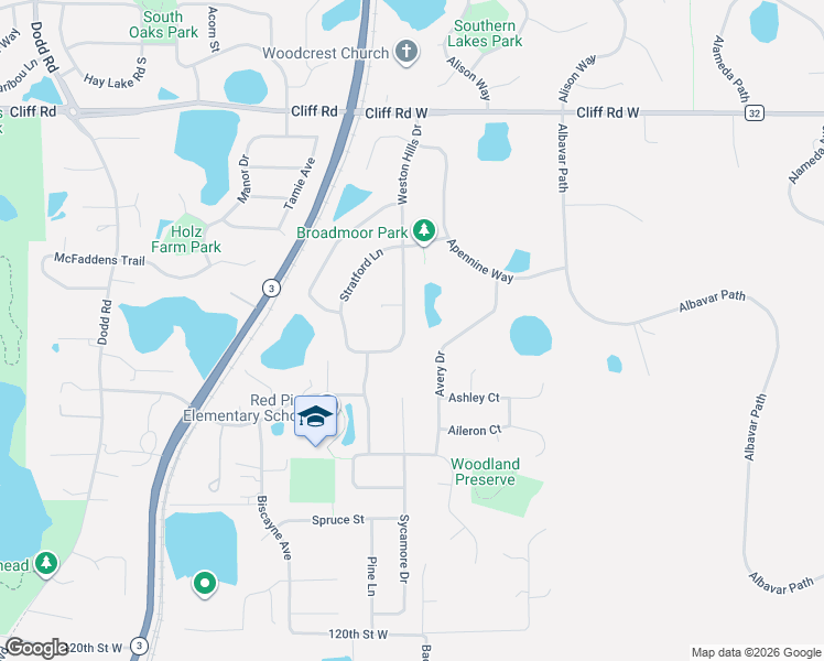 map of restaurants, bars, coffee shops, grocery stores, and more near 4704 Weston Hills Drive in Eagan