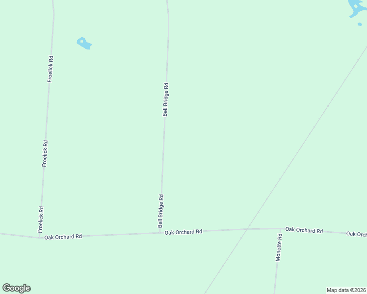 map of restaurants, bars, coffee shops, grocery stores, and more near 3056 Bell Bridge Road in Oconto County