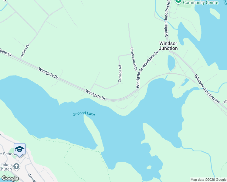 map of restaurants, bars, coffee shops, grocery stores, and more near 19 Carriage Road in Windsor Junction
