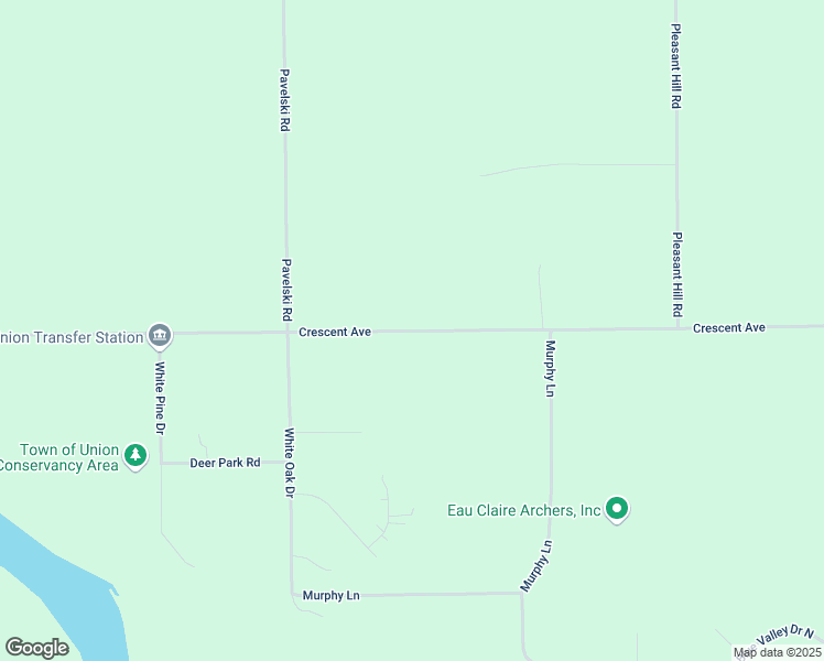 map of restaurants, bars, coffee shops, grocery stores, and more near 9110 Crescent Avenue in Eau Claire