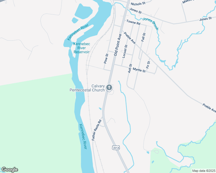 map of restaurants, bars, coffee shops, grocery stores, and more near Old Point Avenue in Madison