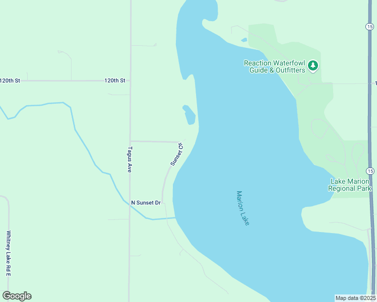 map of restaurants, bars, coffee shops, grocery stores, and more near 11696 Sunset Circle in Hutchinson